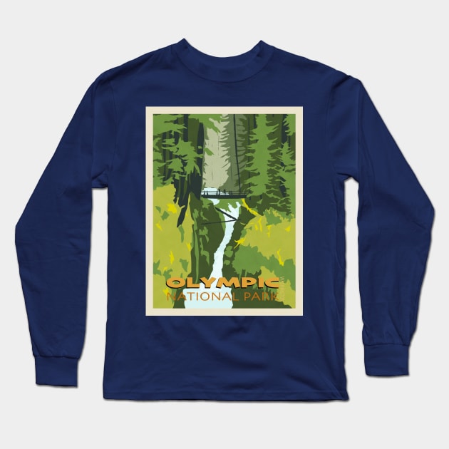 Olympic National Park Long Sleeve T-Shirt by sigsin